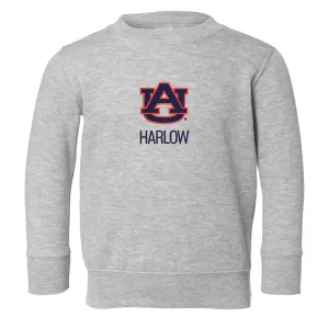 Personalized Auburn Tigers Toddler Crewneck Sweatshirt