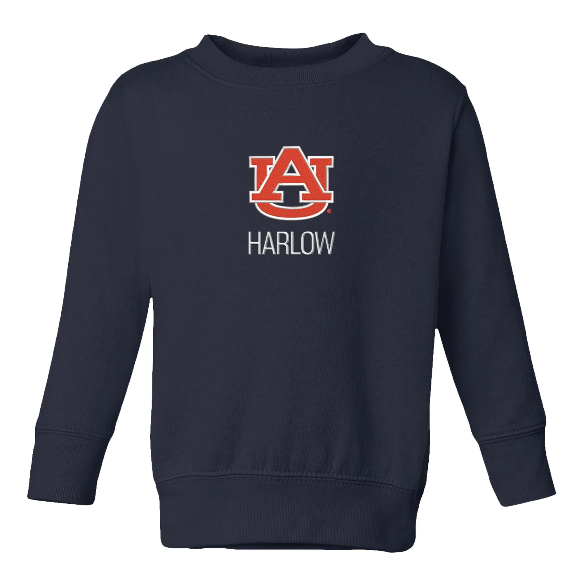 Personalized Auburn Tigers Toddler Crewneck Sweatshirt