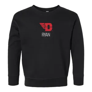 Personalized Dayton Flyers Toddler Crewneck Sweatshirt