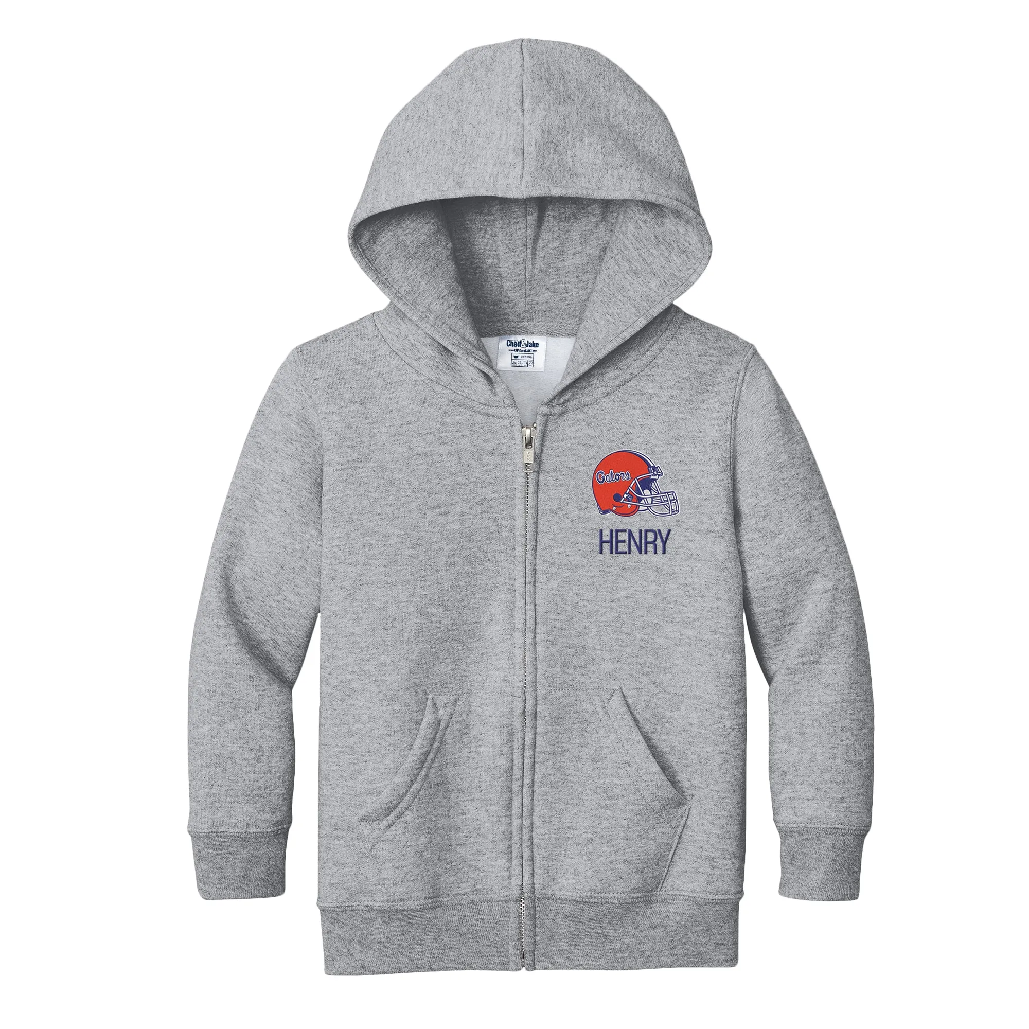 Personalized Florida Gators Helmet Toddler Full-Zip Sweatshirt