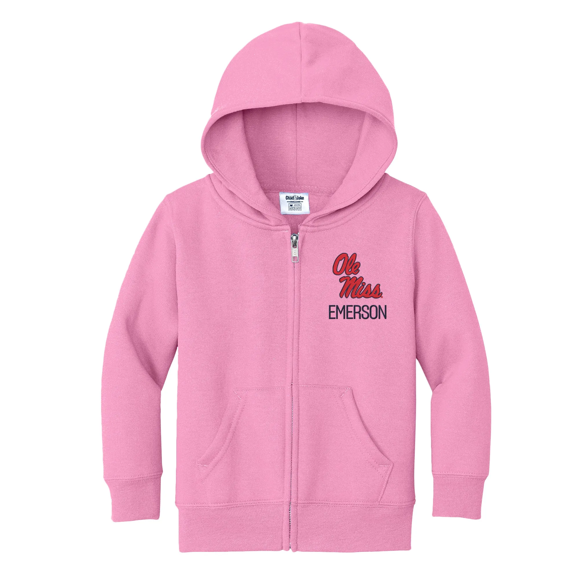 Personalized Ole Miss Rebels Toddler Full-Zip Sweatshirt