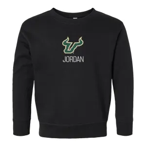 Personalized South Florida Bulls Toddler Crewneck Sweatshirt