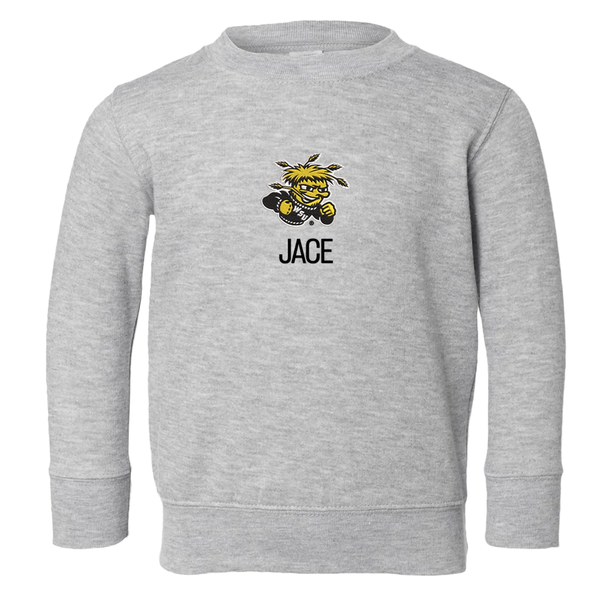 Personalized Wichita State Shockers Toddler Crewneck Sweatshirt