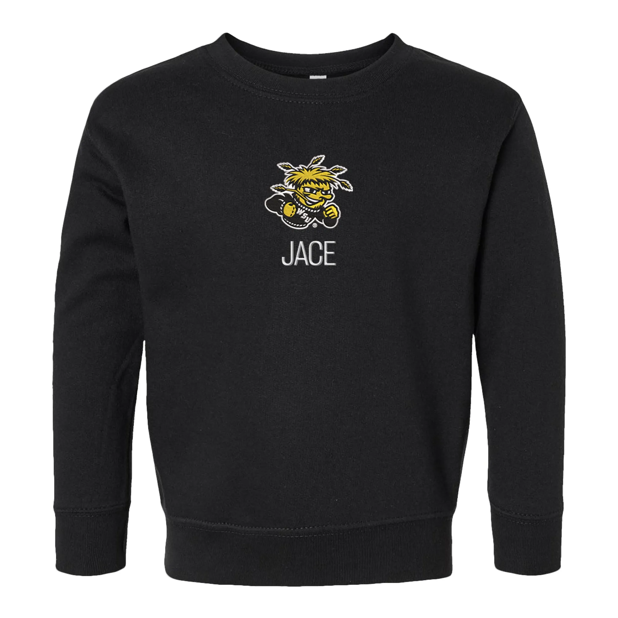 Personalized Wichita State Shockers Toddler Crewneck Sweatshirt