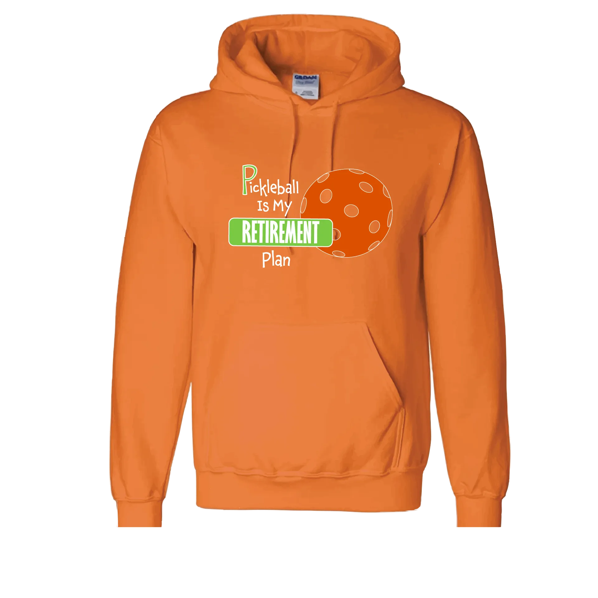 Pickleball Is My Retirement Plan | Unisex Hoodie Pickleball Sweatshirt | 50% Cotton 50% Polyester