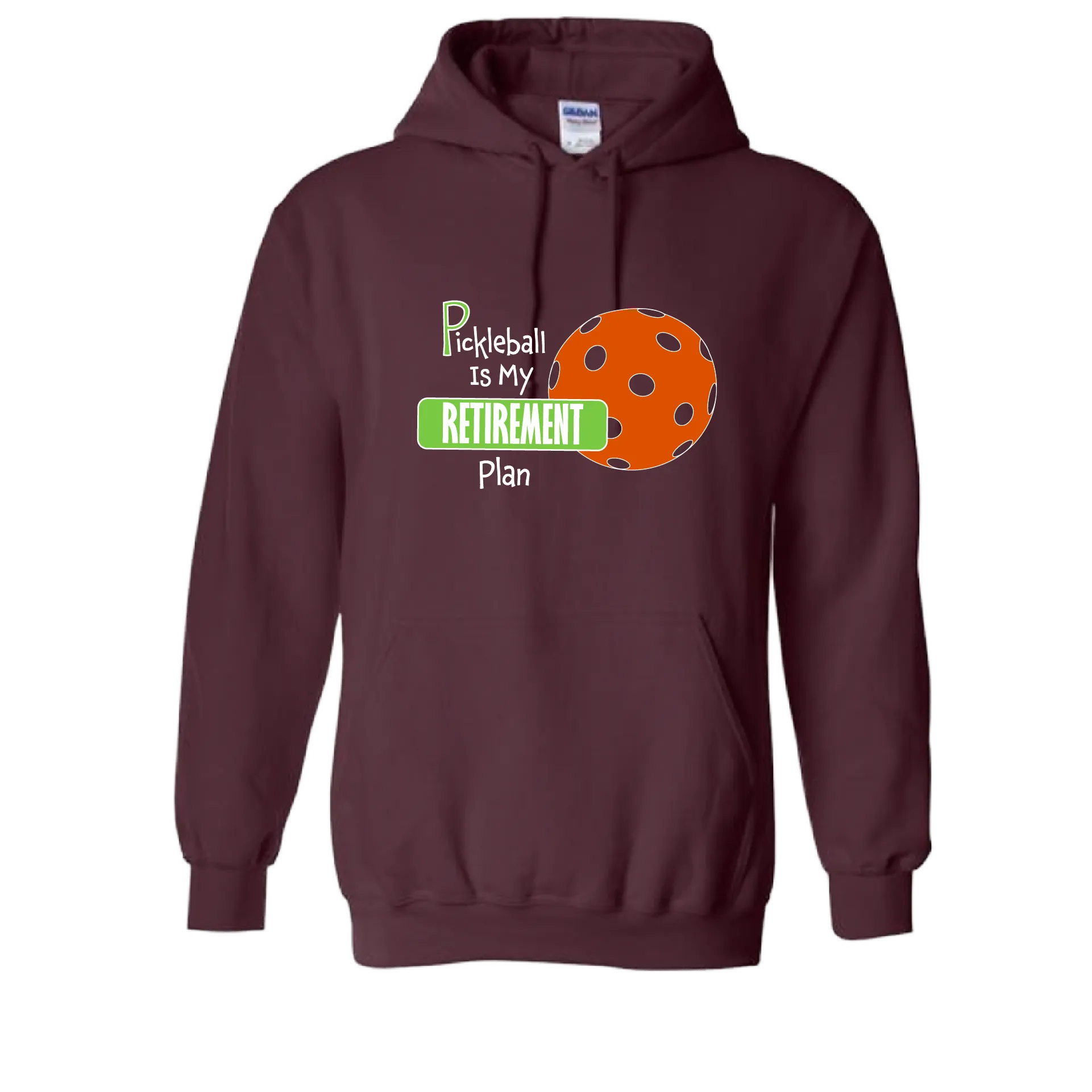 Pickleball Is My Retirement Plan | Unisex Hoodie Pickleball Sweatshirt | 50% Cotton 50% Polyester