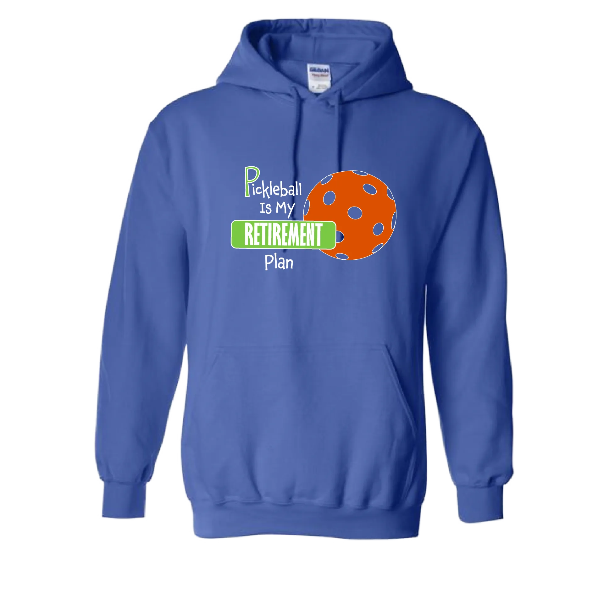 Pickleball Is My Retirement Plan | Unisex Hoodie Pickleball Sweatshirt | 50% Cotton 50% Polyester