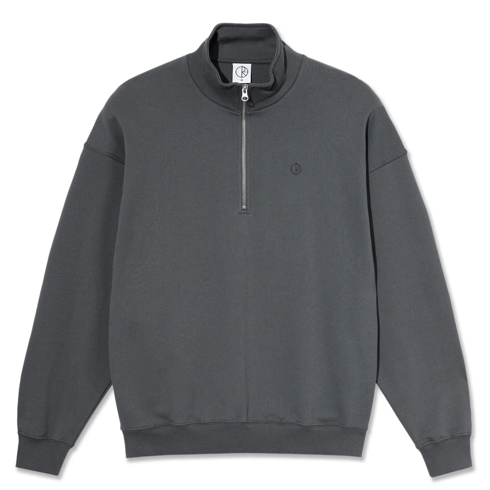 Polar Skate Co. Frank Half Zip Sweatshirt Graphite