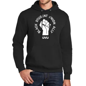 Port & Company® Core Fleece Pullover Hooded Sweatshirt - Black Student Union Ally