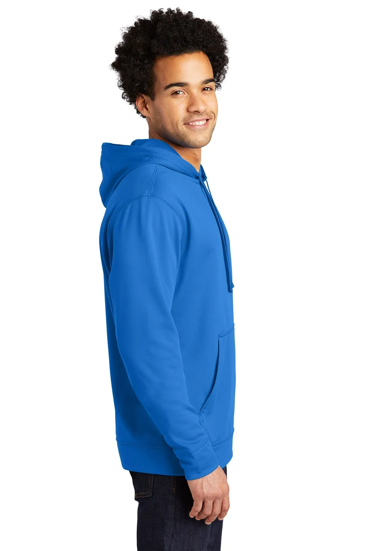 Port & Company Performance Branded Fleece Hoodies, Royal