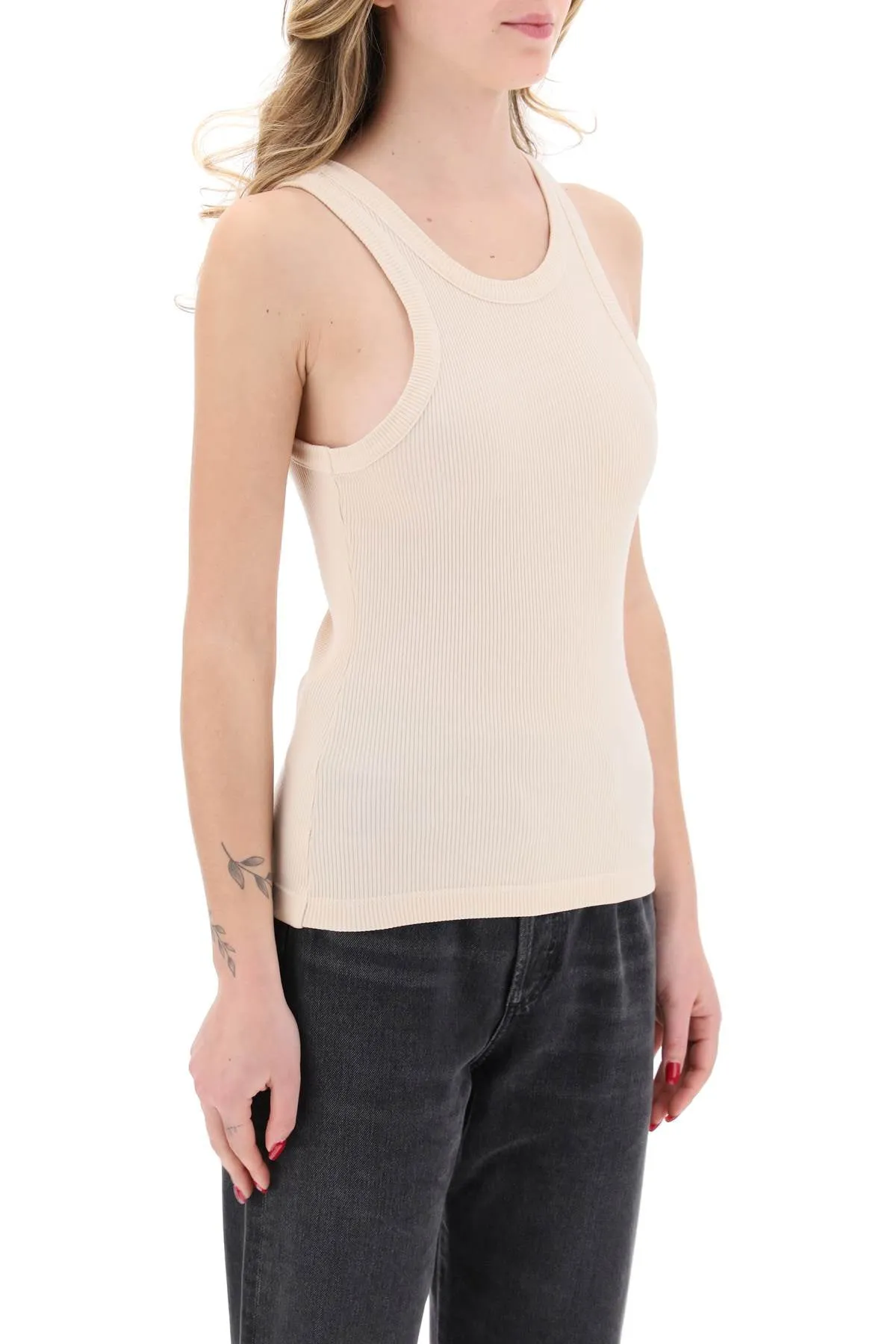 "ribbed sleeveless top b A7101 1260 BATH SALT