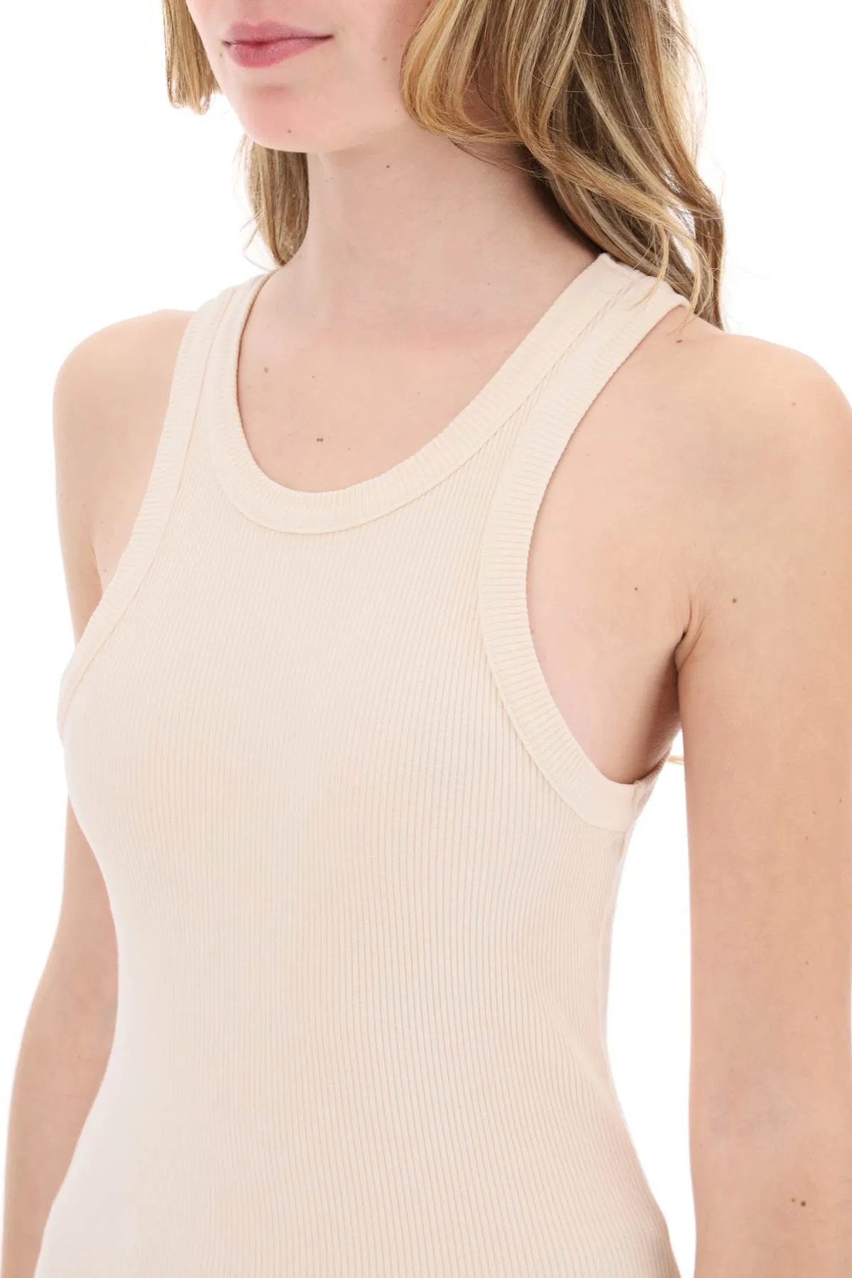 "ribbed sleeveless top b A7101 1260 BATH SALT