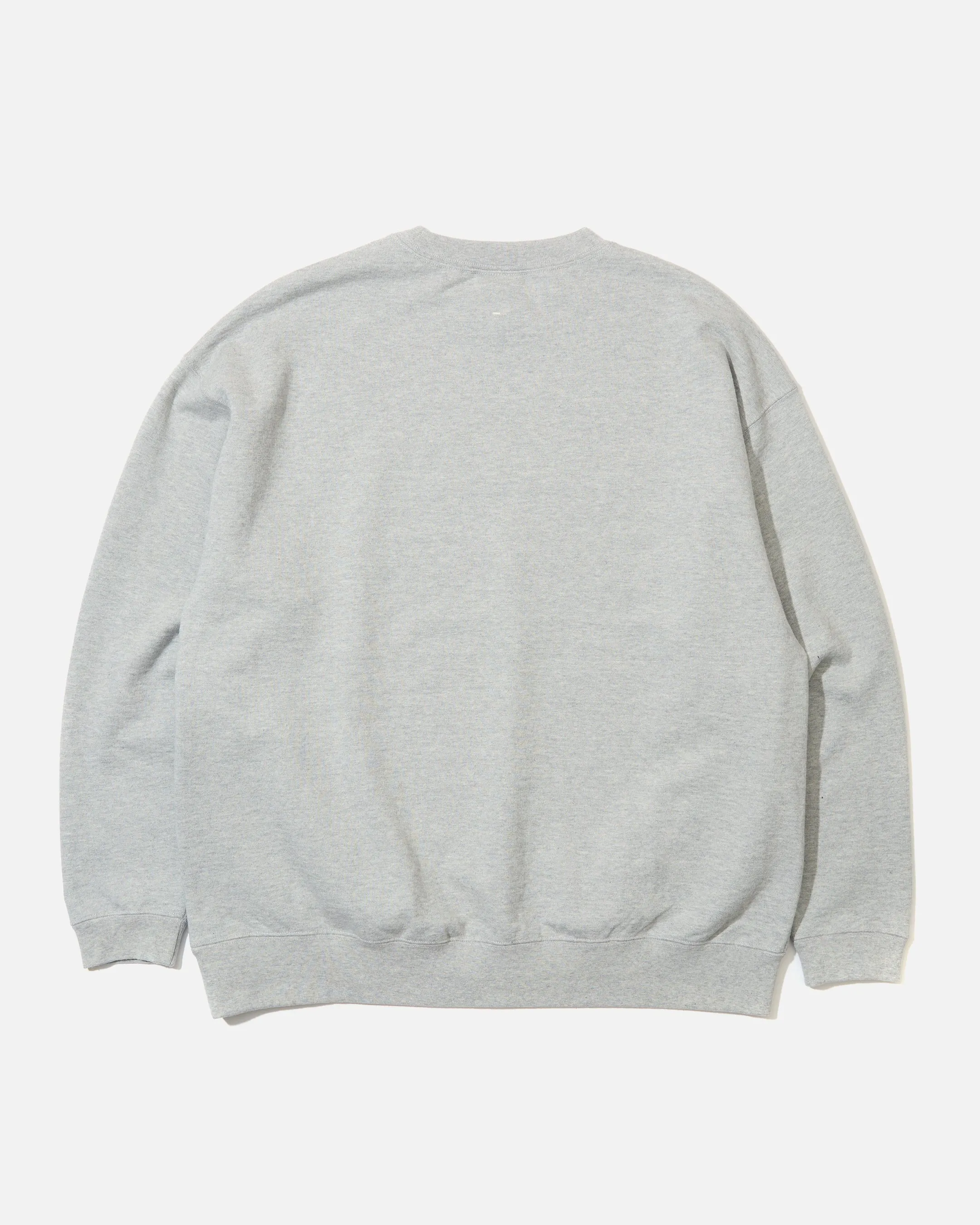 Recycled Cotton Crew Neck Sweatshirt - Grey