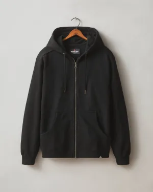 Relaxed Classic Full Zip - Black