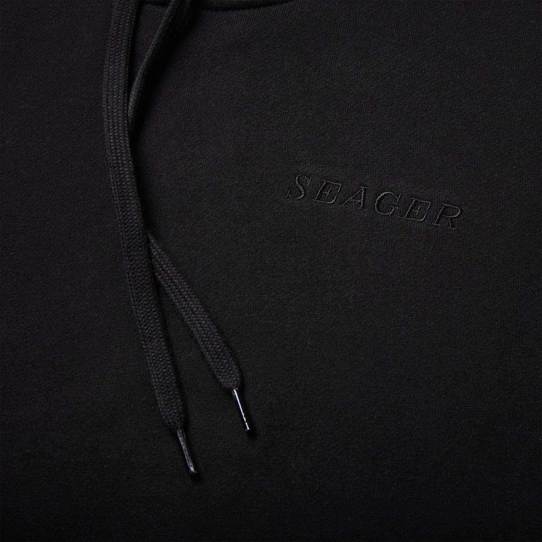 SEAGER Company Mid-Weight Hoodie - BLACK