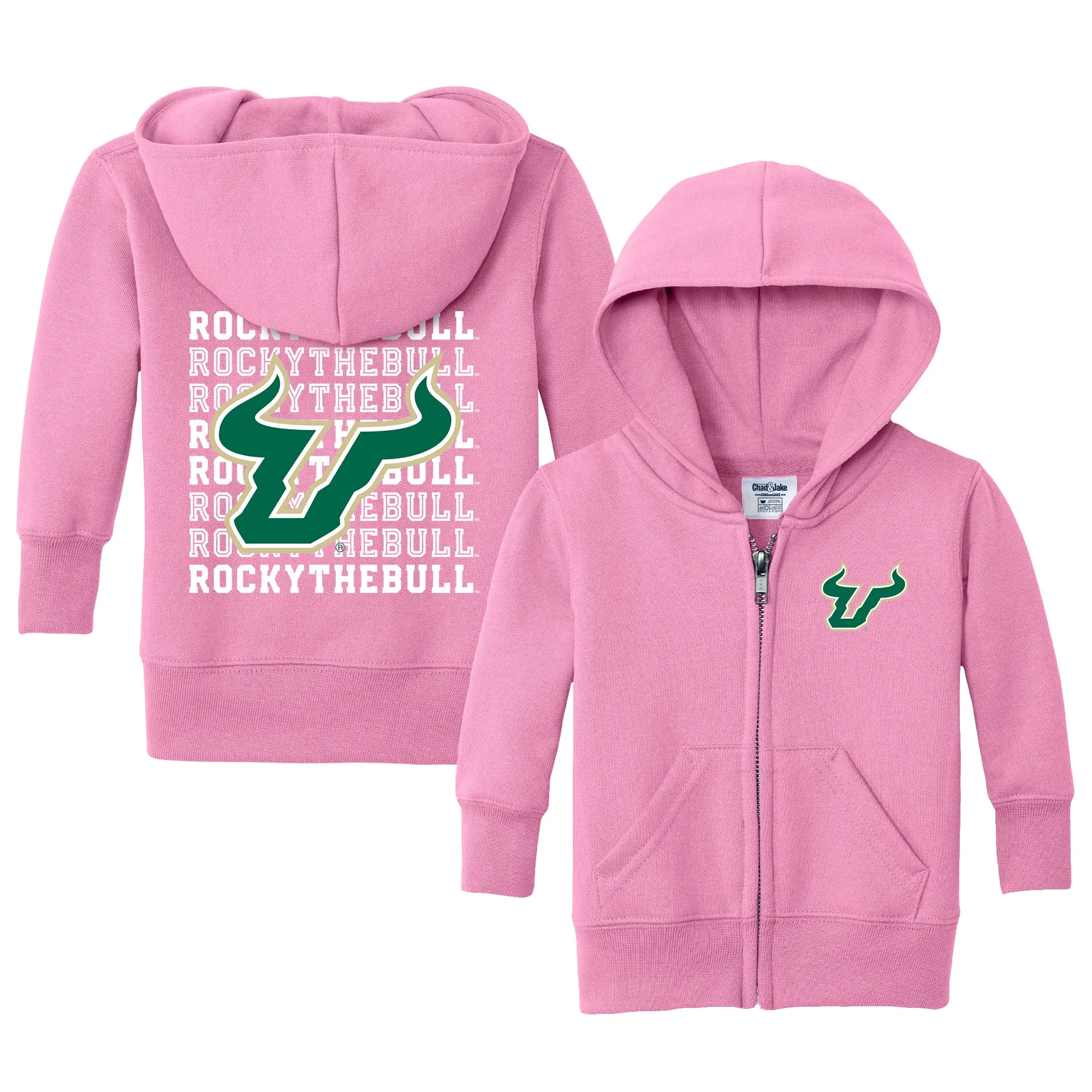 South Florida Bulls Retro Infant Full-Zip Sweatshirt