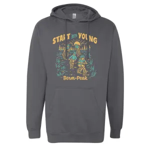 Start Em Young Unisex Adult Hoodie (Charcoal)