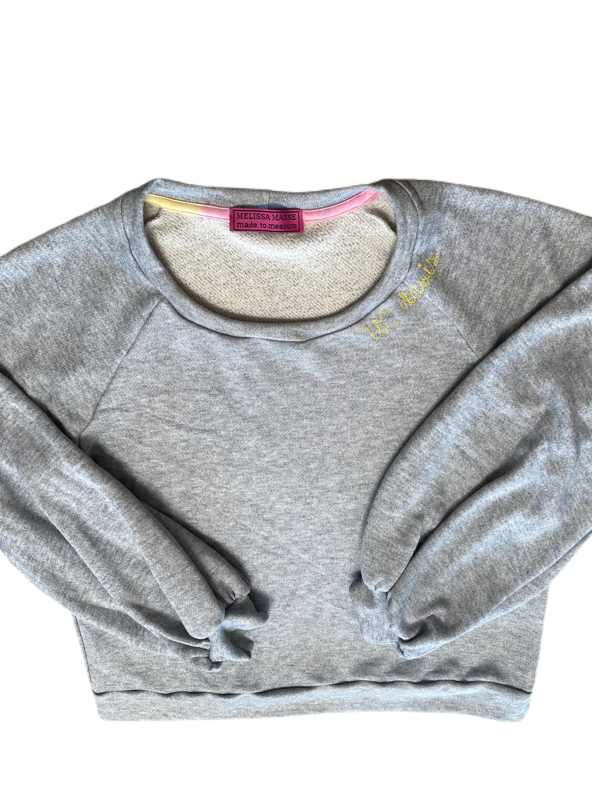 sweatshirts custom embroidered with school, sorority, club, city, state or anything you want!