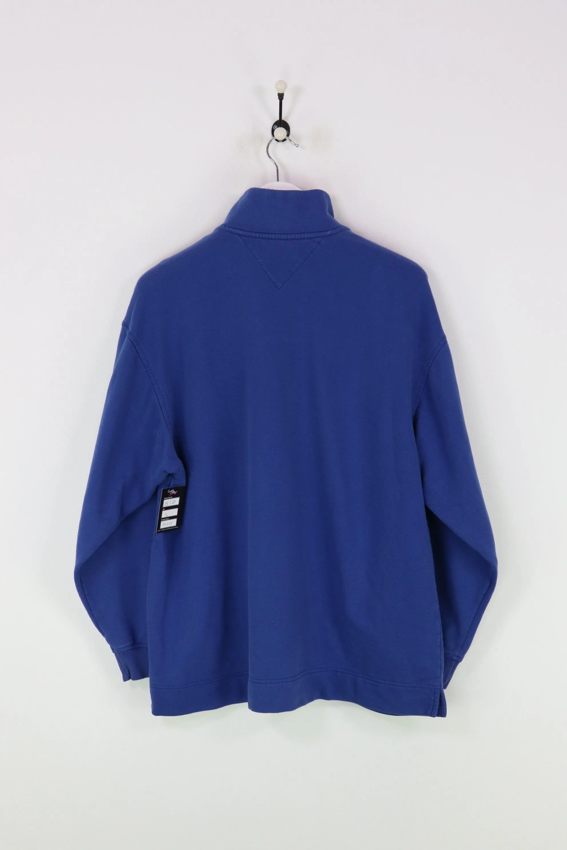 Tommy Hilfiger 1/4 Zip Sweatshirt Blue Large