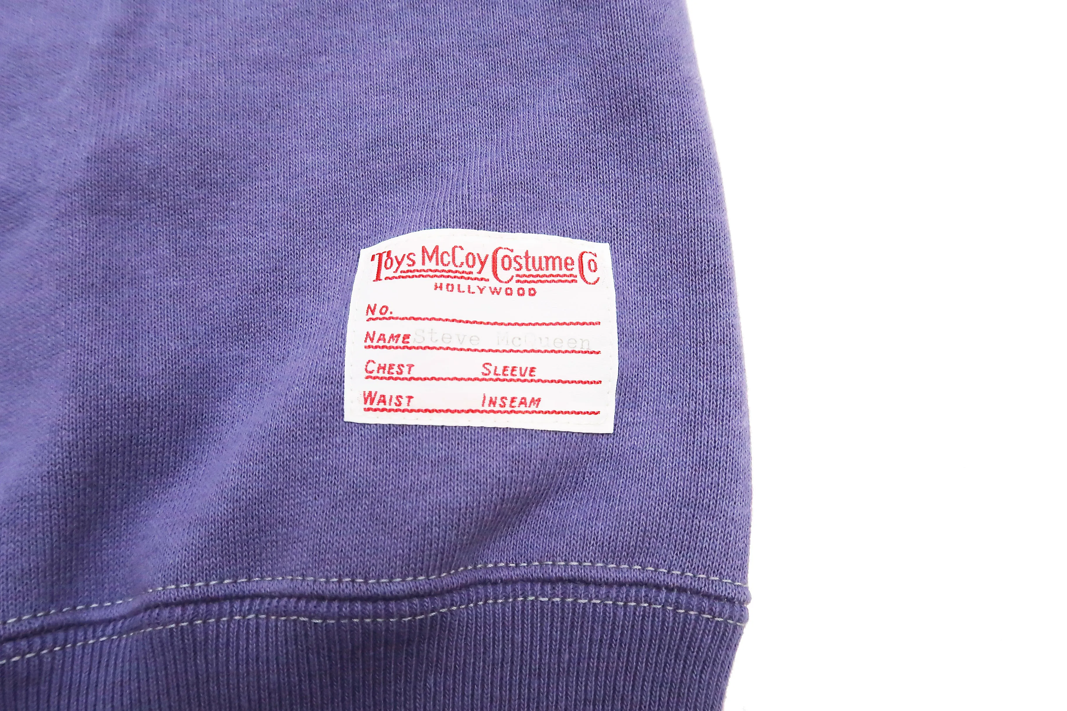 TOYS McCOY Steve McQueen Sweatshirt Men's The Great Escape Long Sleeve Version TMC2269 Blue