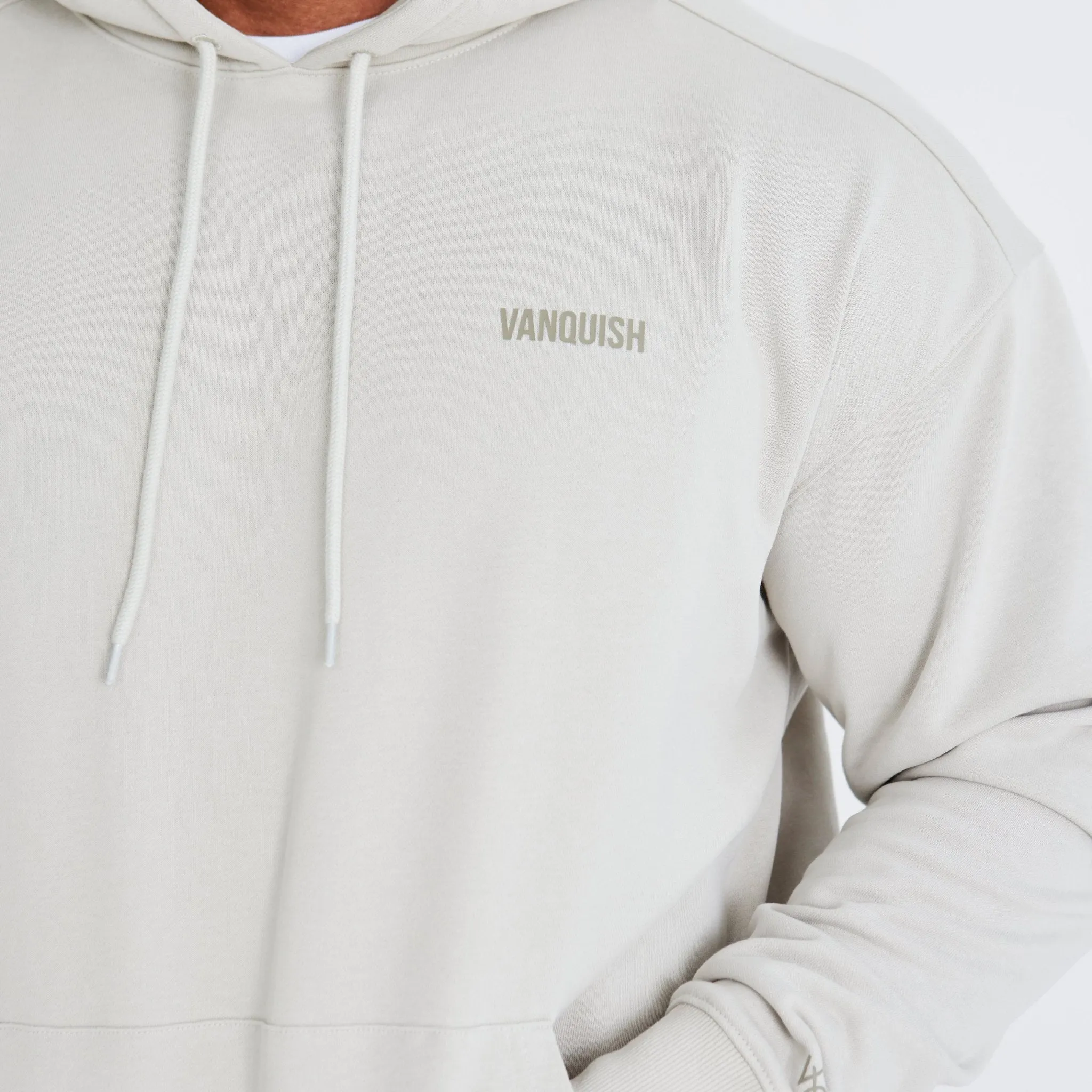 Vanquish Essential Stone Oversized Pullover Hoodie