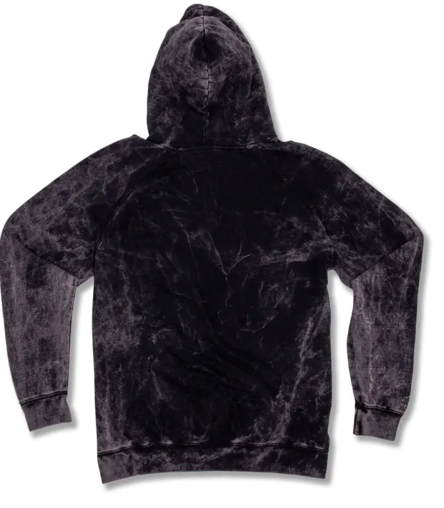 Vintage Washed Hoodie - Cloud Black