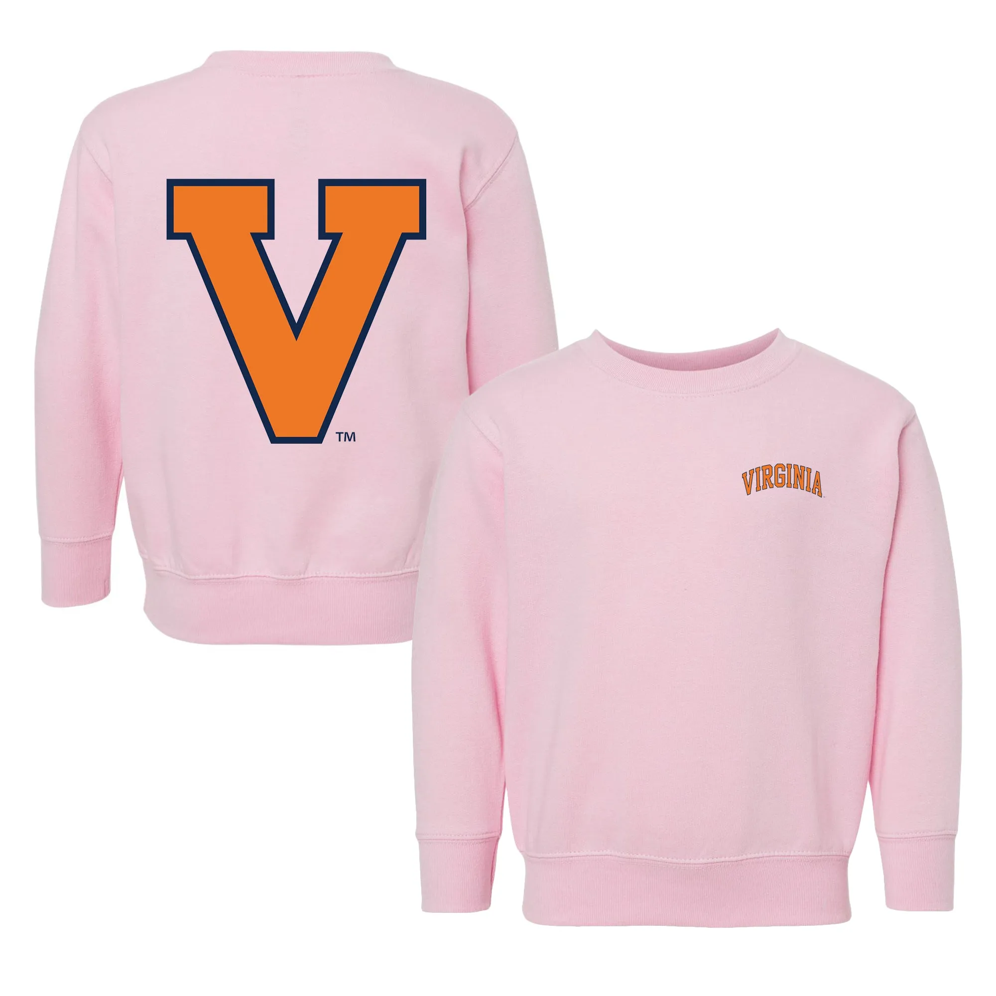 Virginia Cavaliers Logo Toddler Crewneck Sweatshirt