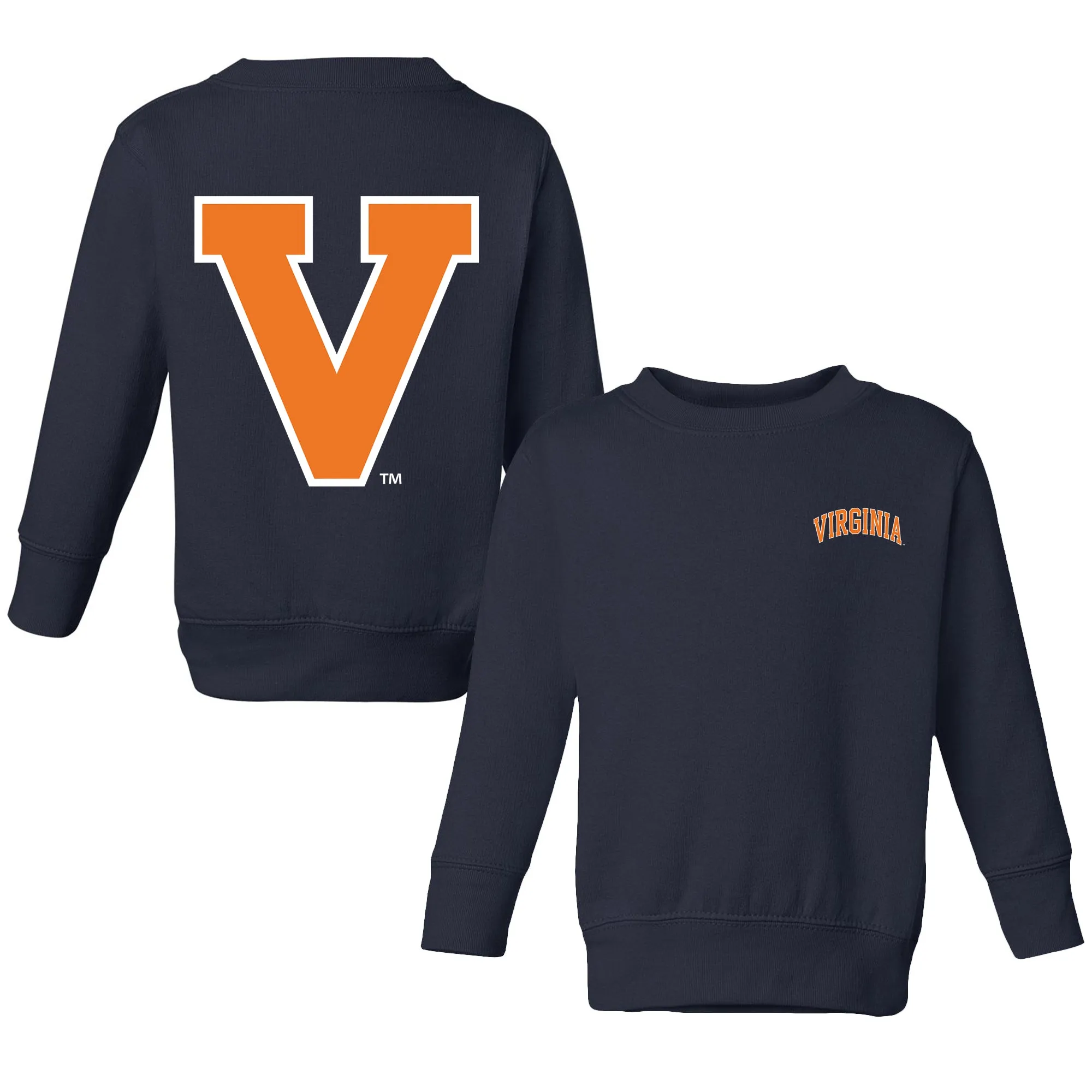 Virginia Cavaliers Logo Toddler Crewneck Sweatshirt