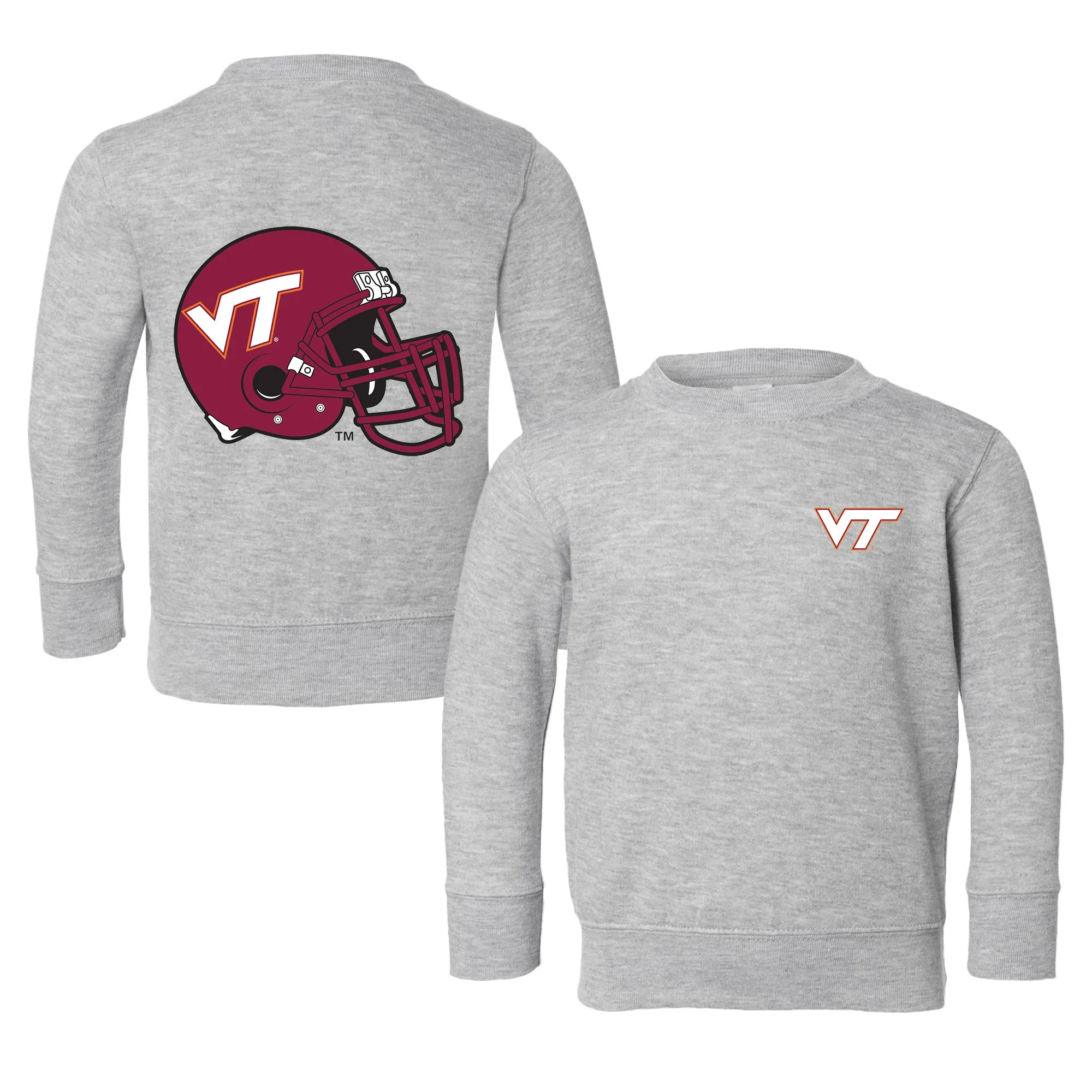 Virginia Tech Hokies Logo Toddler Crewneck Sweatshirt