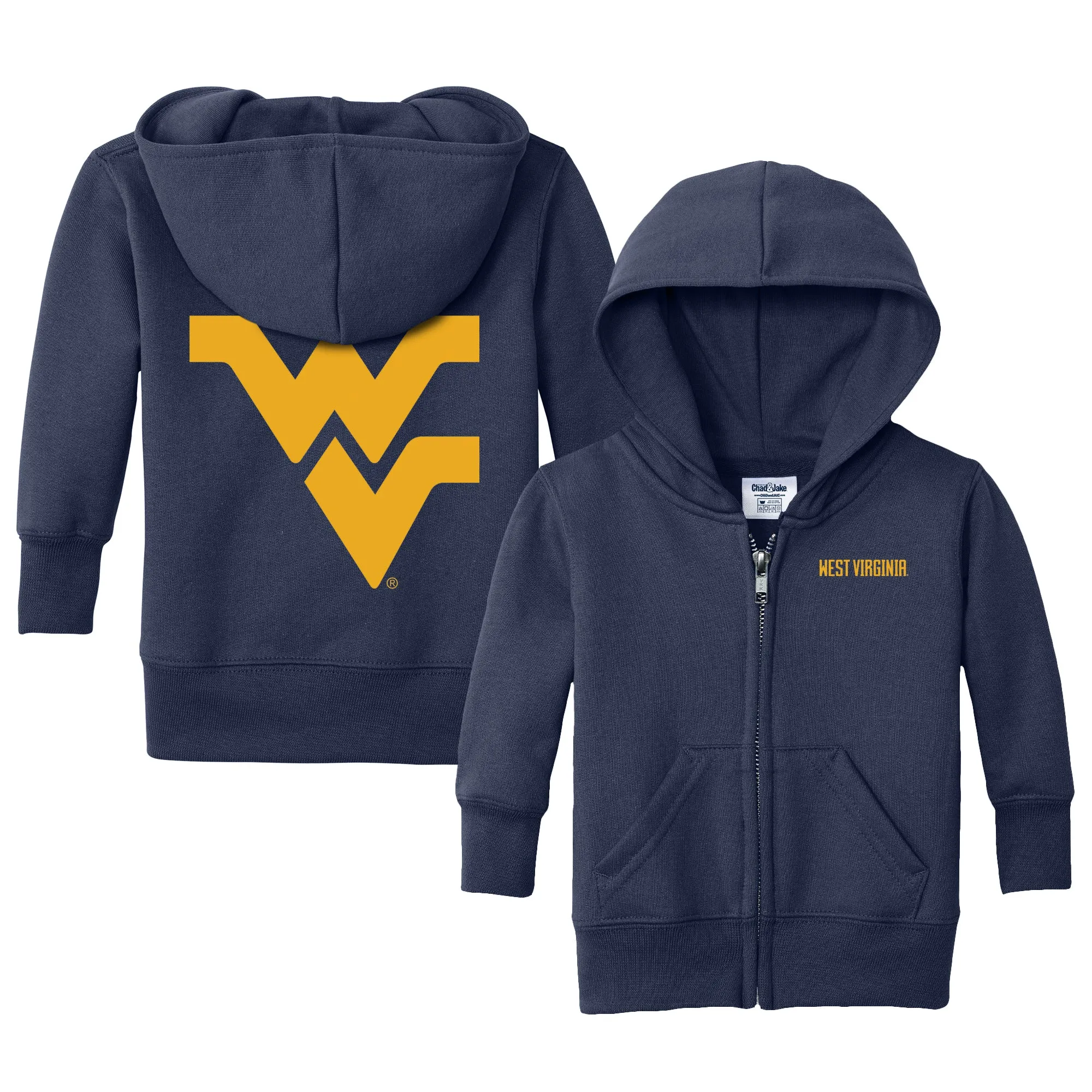 West Virginia Mountaineers Logo Infant Full-Zip Sweatshirt