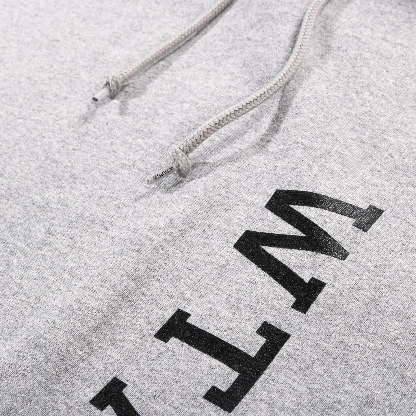 WTAPS COLLEGE HOODY ASH GREY