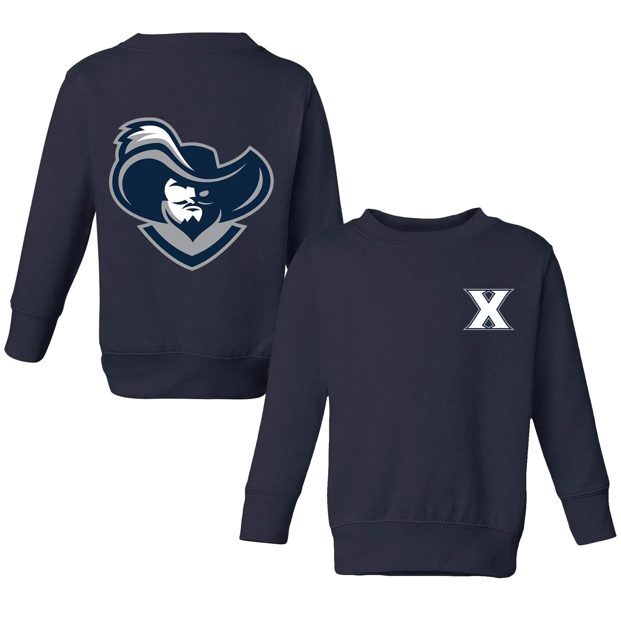 Xavier Musketeers Logo Toddler Crewneck Sweatshirt