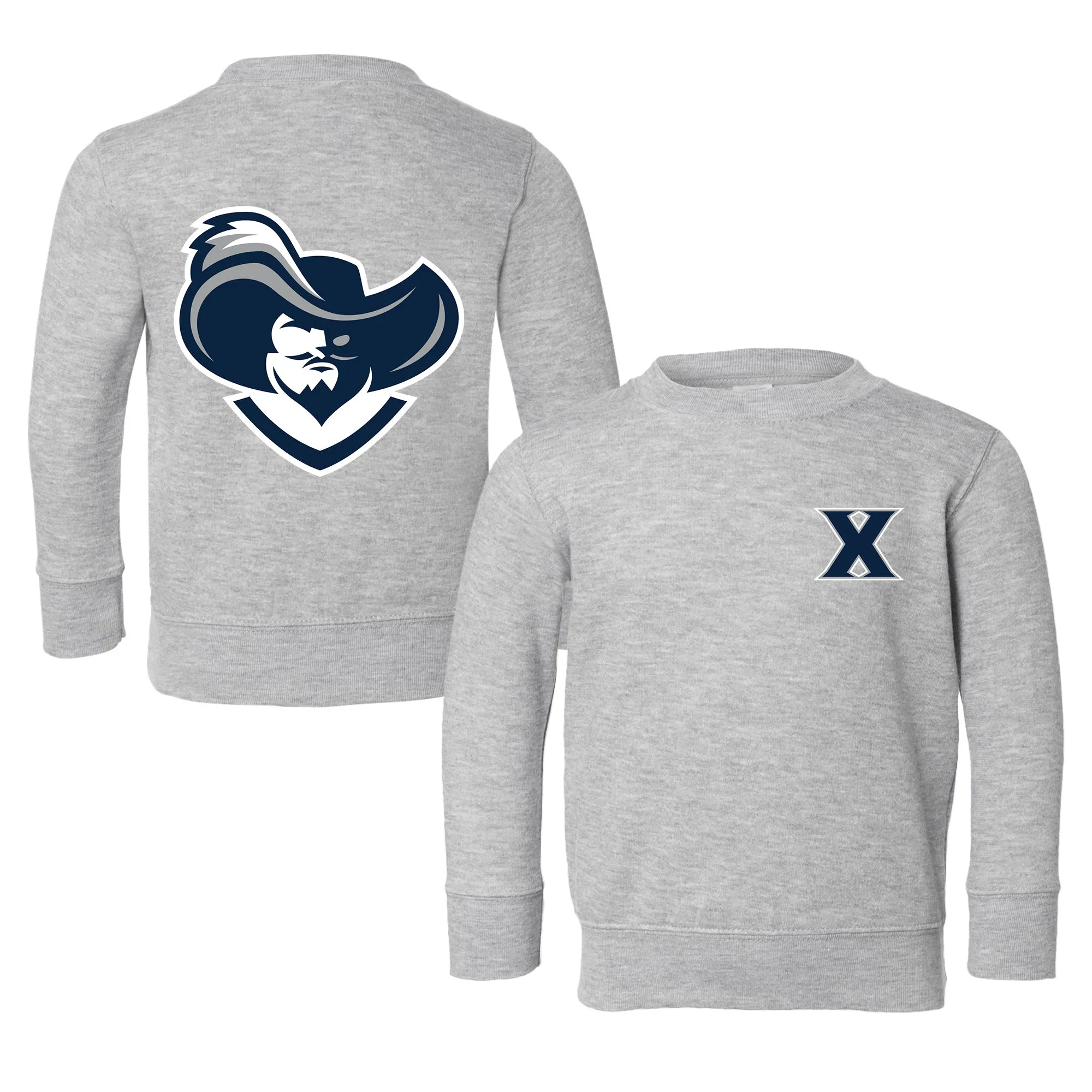 Xavier Musketeers Logo Toddler Crewneck Sweatshirt