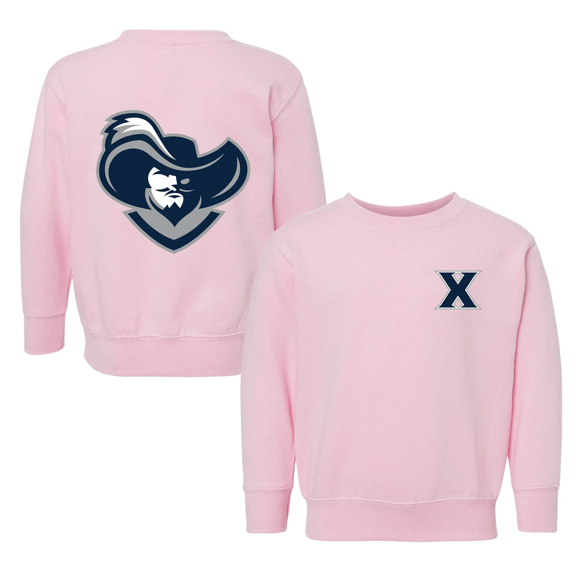 Xavier Musketeers Logo Toddler Crewneck Sweatshirt